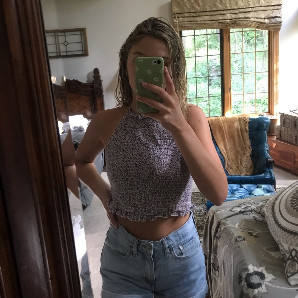 Halter neck crop top